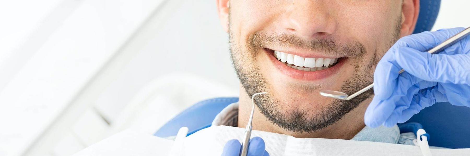 Close up of patient smiling at Webster Groves dentist